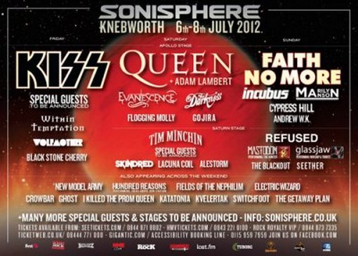 Ακυρώθηκε το Sonisphere