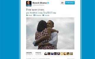 Νικητής και του Twitter ο Μπαράκ Ομπάμα