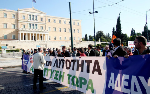 Συλλαλητήριο ΓΣΕΕ-ΑΔΕΔΥ στο Σύνταγμα