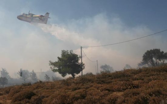 «Κόντρα» για τους εθελοντές της Χ.Α στην πυρκαγιά στο Μαρκόπουλο