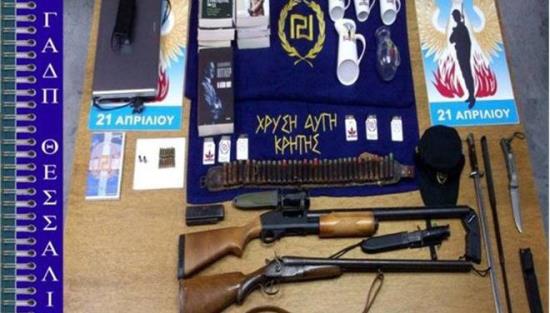 Συνελήφθη χρυσαυγίτης αξιωματικός του στρατού για παράνομη κατοχή οπλισμού
