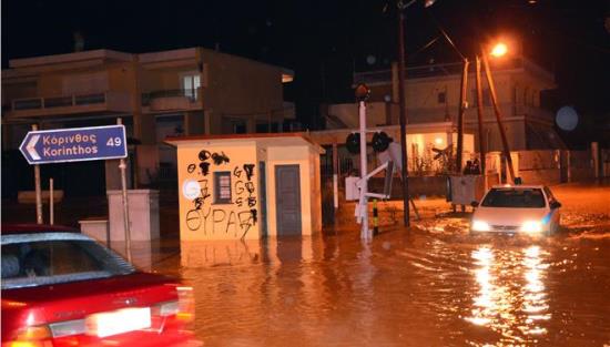 Στο έλεος της κακοκαιρίας η Πελοπόννησος