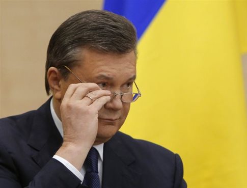 Γιανουκόβιτς: Δεν θα εγκαταλείψω τη μάχη για το μέλλον της Ουκρανίας