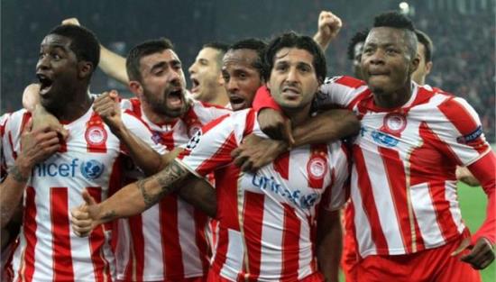 Ιστορική νίκη (2-0) του Ολυμπιακού επί της Μάντσεστερ Γ. και άλμα πρόκρισης στην προημιτελική φάση του Τσάμπιονς Λιγκ