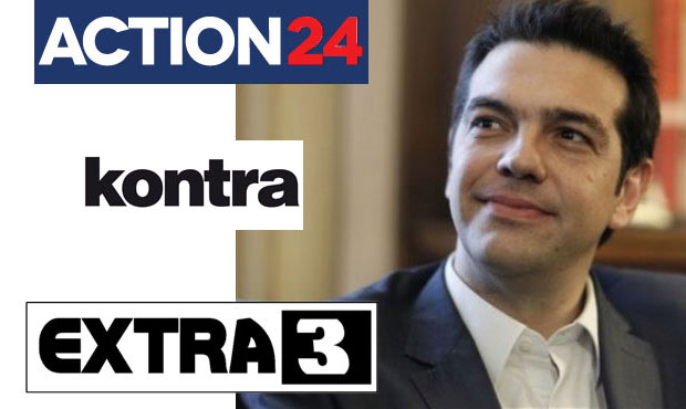 Η πρώτη διακαναλική του Τσίπρα στον ACTION24, KONTRA & EXTRA3