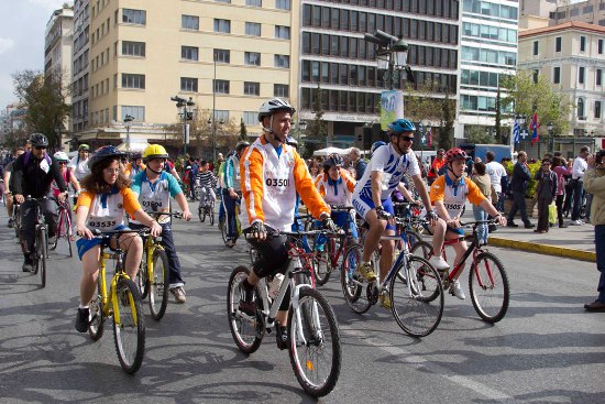 Πάνω από 5.000 ποδηλάτες στον 21ο Ποδηλατικό Γύρο της Αθήνας