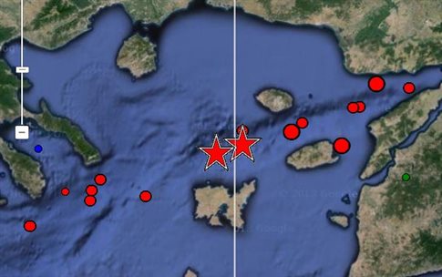 Σεισμός 6,3 βαθμών μεταξύ Λήμνου και Σαμοθράκης