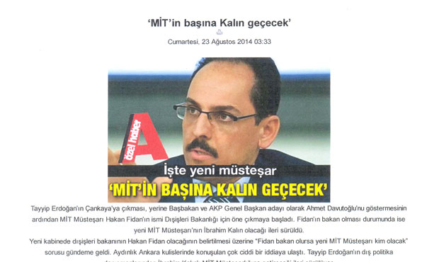 Ο Ιμπραήμ Καλίν ο νέος επίδοξος αρχηγός της MIT
