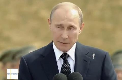Πουλί κουτσούλησε τον Πούτιν την ώρα της ομιλίας του