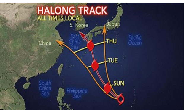 Ο Αλόγκ (Halong) είναι ο νέος super τυφώνας που σαρώνει τον Ειρηνικό