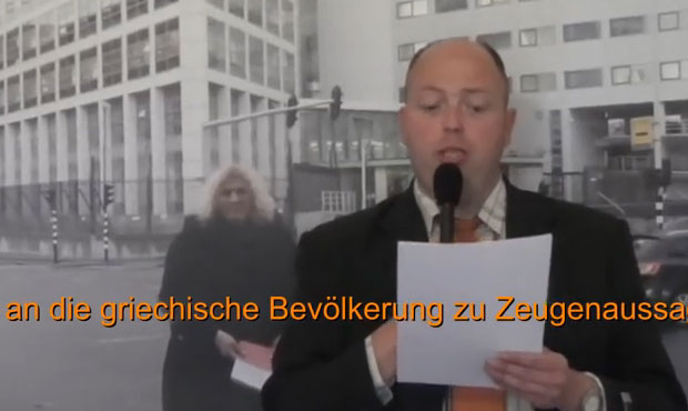 Γερμανός καλεί Έλληνες να καταθέσουν τις μαρτυρίες τους στο Διεθνές Ποινικό Δικαστήριο (βίντεο)
