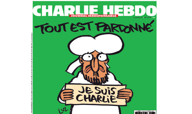 "Όλα συγχωρούνται": Το ιστορικό εξώφυλλο του επικείμενου τεύχους του #CharlieHebdo