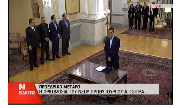 Ο Αλέξης Τσίπρας ορκίστηκε πρωθυπουργός (εικόνες)