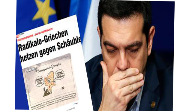 «Ατυχές το σκίτσο» με το Σόιμπλε, λέει ο Τσίπρας στο Stern