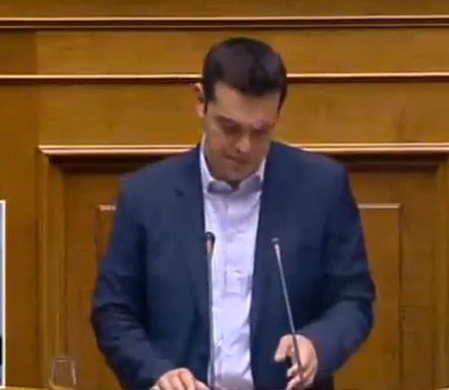 Το συγκινητικό κλείσιμο της ομιλίας Τσίπρα
