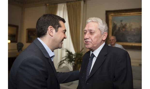 Συνάντηση Αλ. Τσίπρα - Φ. Κουβέλη