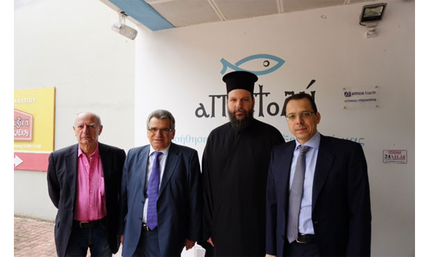 Attica Bank στηρίζει το Κοινωνικό Παντοπωλείο της ‘‘Αποστολής’’ στο Ηράκλειο Αττικής