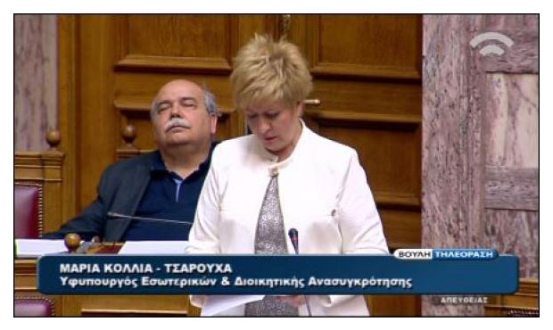 Τα χασμουρητά του Βούτση στη βουλή (βίντεο)