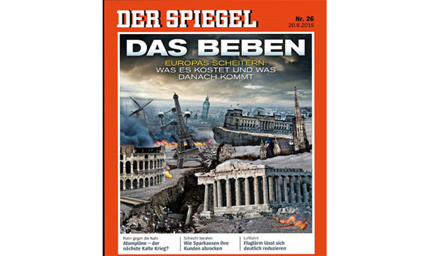 Σεισμός: Το πρωτοσέλιδο του Spiegel