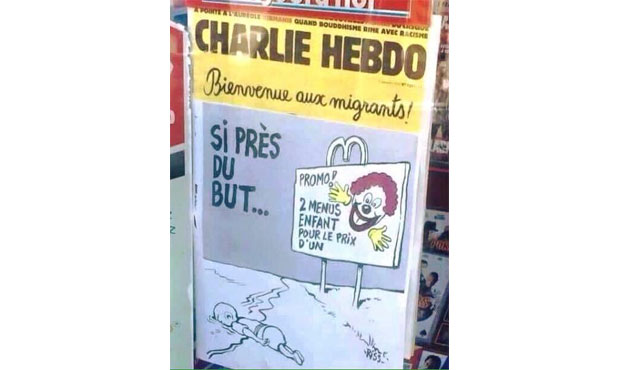 Οργή για το πρωτοσέλιδο του Charlie Hebdo