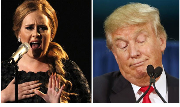 Adele σε Trump