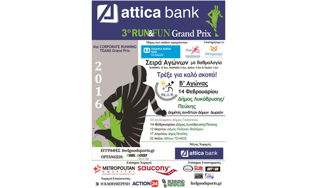 ο 2ος αγώνας της σειράς ATTICA BANK 3ου Run & Fun Grand Prix