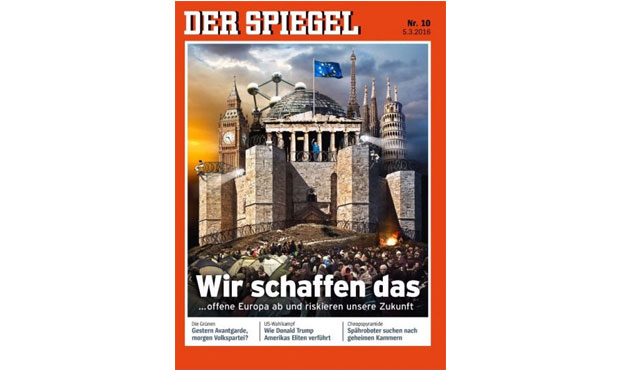 Το πρωτοσέλιδο του Spiegel για την Ευρώπη –"φράχτη"
