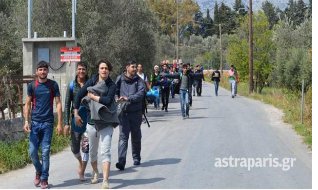 Μεγάλη «έξοδος» προσφύγων από τη Χίο
